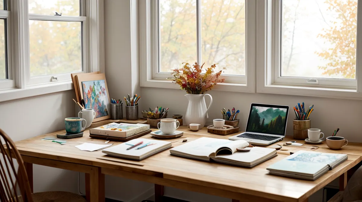 Herbstblätter malen mit Aquarell: Nass-in-Nass-Technik und Schicht-Technik im Vergleich für Aquarell-Anfängerinnen
